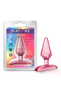 Blush Hard Candy Anal Plug - Pink - 331976-2